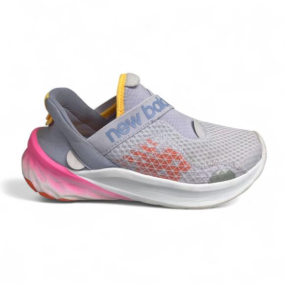 New Balance Grey Vibrant Slip-On Sneakers Women Sz 7 Comfort Fresh Foam Walking - Picture 1 of 7